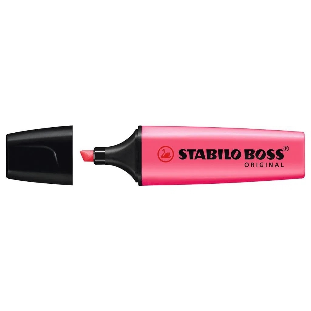 Marca texto - Stabilo Boss Original - Rosa Neon
